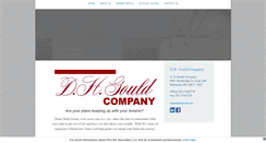 Desktop Screenshot of dhgould.com